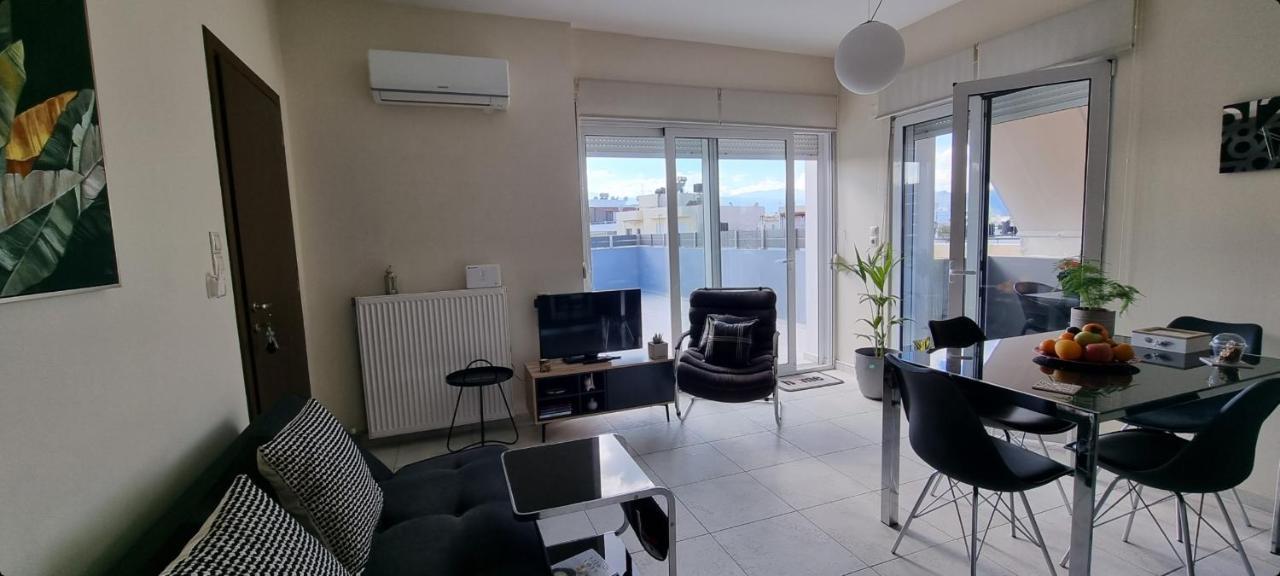 Bright & Modern Apt With View Ираклион Экстерьер фото