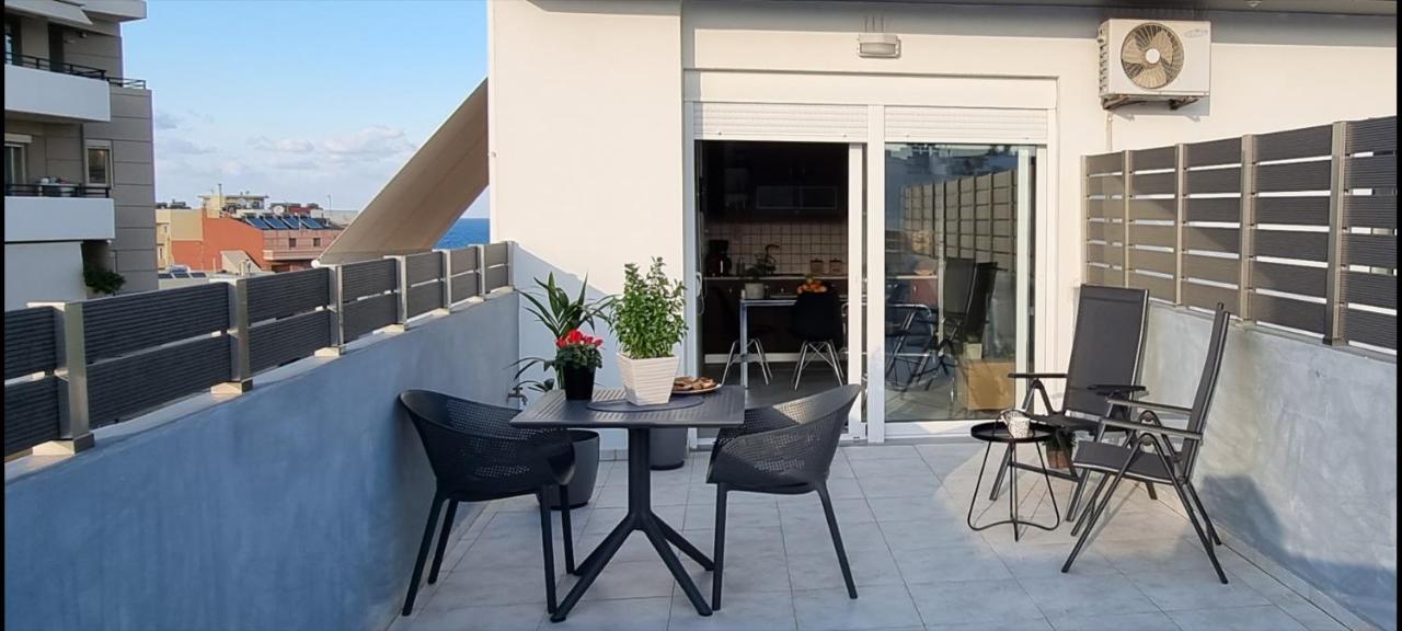 Bright & Modern Apt With View Ираклион Экстерьер фото